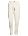 Barbour Man Pants Grey Size 30 Cotton In Beige