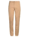 Barbour Man Pants Sand Size 40 Cotton, Elastane In Beige