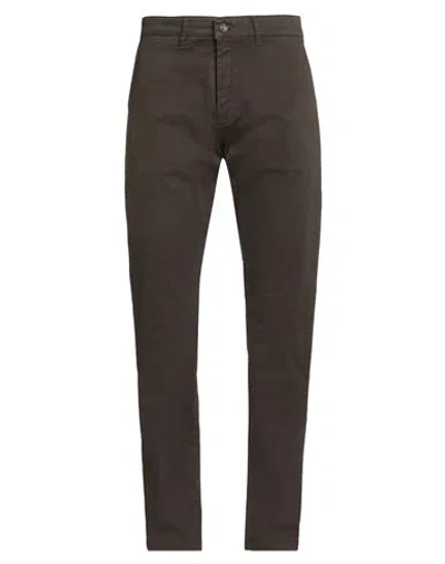 Barbour Man Pants Dark Green Size 32 Cotton, Lycra In Brown