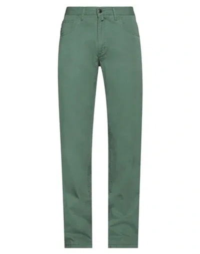 Barbour Man Pants Green Size 40 Cotton