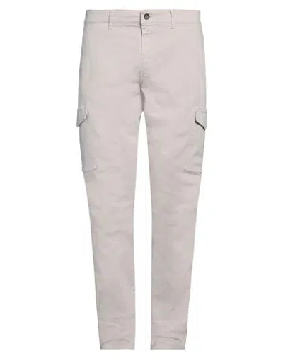 BARBOUR BARBOUR MAN PANTS GREY SIZE 46 COTTON, ELASTANE