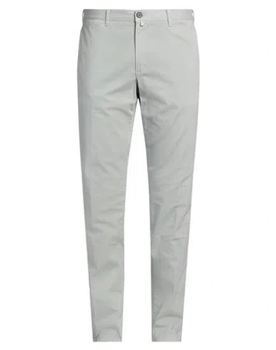 BARBOUR BARBOUR MAN PANTS GREY SIZE 40 COTTON, ELASTANE