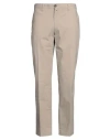 Barbour Man Pants Beige Size 40 Cotton, Elastane In Grey