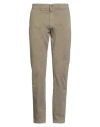 Barbour Man Pants Khaki Size 34 Cotton, Lycra In Gray