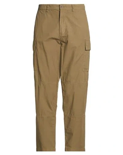 Barbour Man Pants Khaki Size 34w-32l Cotton In Brown
