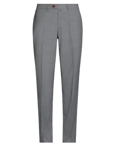 Barbour Man Pants Lead Size 40 Wool, Polyester In Grey