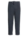 Shop Barbour Man Pants Midnight Blue Size 34 Cotton
