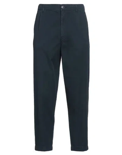 Barbour Man Pants Midnight Blue Size Xxl Cotton