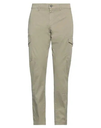 Barbour Man Pants Military Green Size 34 Cotton, Elastane