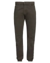 Barbour Man Pants Military Green Size 40 Cotton, Elastane
