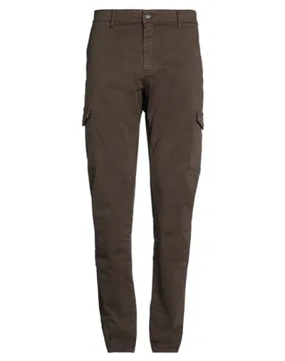 Barbour Man Pants Military Green Size 38 Cotton, Lycra In Brown