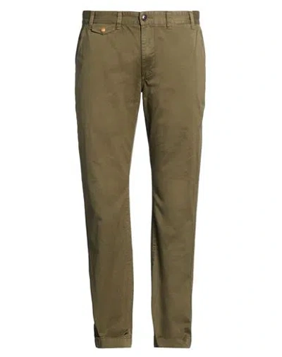 Barbour Man Pants Military Green Size 38w-32l Cotton
