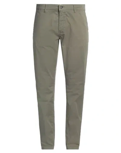 Barbour Man Pants Military Green Size 38 Cotton, Elastane
