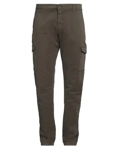 Barbour Man Pants Military Green Size 36 Cotton, Elastane