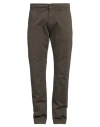 Barbour Man Pants Military Green Size 40 Cotton, Elastane In Green