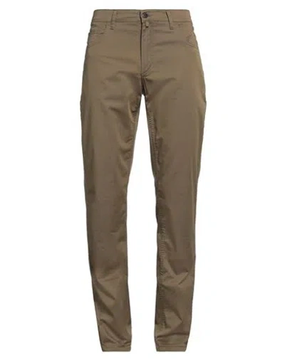 Barbour Man Pants Military Green Size 40 Cotton, Lyocell, Elastane