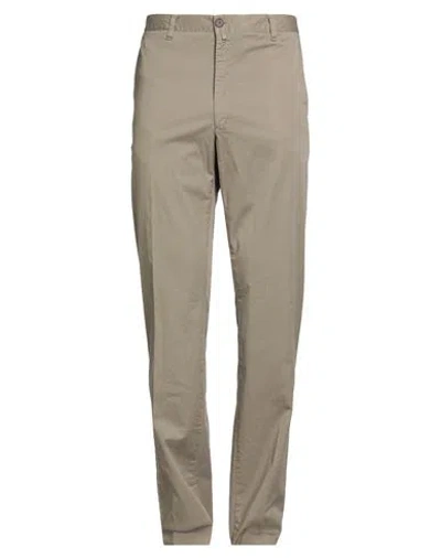 Barbour Man Pants Military Green Size 42 Cotton, Elastane