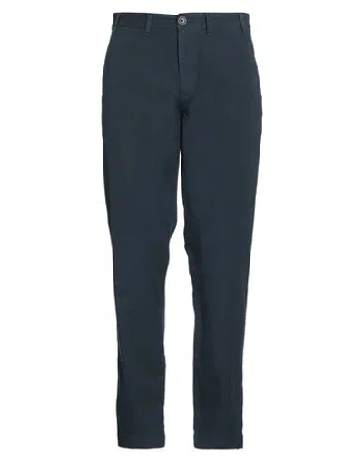 BARBOUR BARBOUR MAN PANTS NAVY SIZE 34W-32L COTTON, ELASTANE