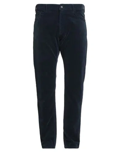 Barbour Man Pants Navy Size 38 Cotton, Elastane In Blue