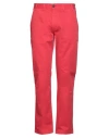 Barbour Man Pants Red Size 34 Cotton In Red