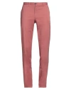 Barbour Man Pants Rust Size 38 Cotton, Elastane In Red