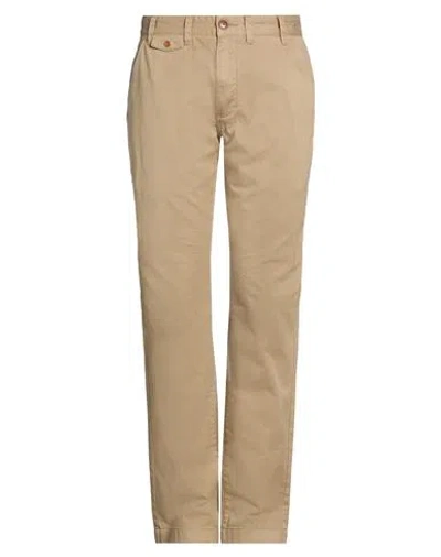 Barbour Man Pants Sand Size 32w-32l Cotton In Neutral