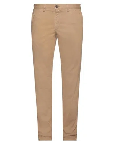 Barbour Man Pants Sand Size 40 Cotton, Elastane In Beige