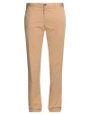 Barbour Man Pants Sand Size 40 Cotton, Elastane In Beige