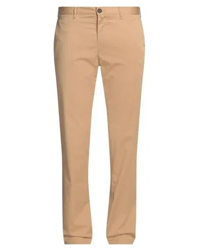 BARBOUR BARBOUR MAN PANTS SAND SIZE 44 COTTON, LYOCELL, ELASTANE