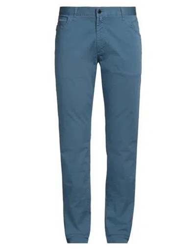 BARBOUR BARBOUR MAN PANTS SLATE BLUE SIZE 40 COTTON, ELASTANE