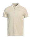 Barbour Man Polo Shirt Beige Size 3xl Cotton