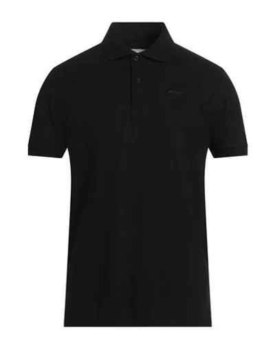 Barbour Man Polo Shirt Black Size Xl Cotton In Black