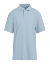 Barbour Man Polo Shirt Light Blue Size 3xl Cotton
