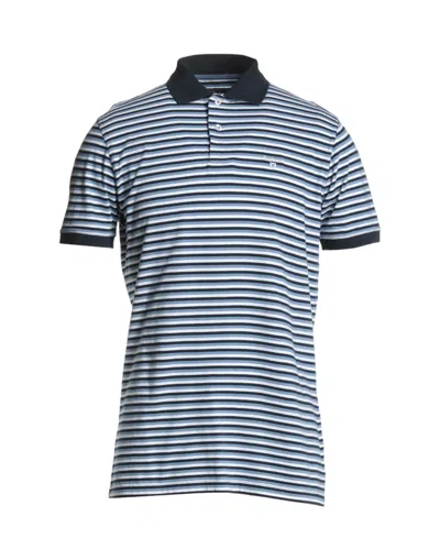 Barbour Polo Shirts In Dark Blue