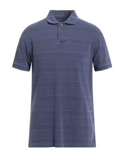Barbour Man Polo Shirt Navy Size Xxl Cotton In Blue