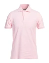 Barbour Man Polo Shirt Pink Size L Cotton
