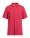 Barbour Man Polo Shirt Red Size L Cotton, Modal