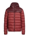 Barbour Man Puffer Brick Size Xxl Recycled Polyamide In Red