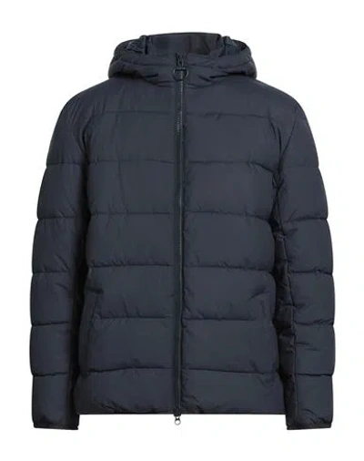 Barbour Man Puffer Midnight Blue Size Xxl Polyester