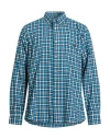 Barbour Man Shirt Azure Size 3xl Cotton In Blue