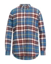 Barbour Man Shirt Azure Size Xxl Cotton In Blue