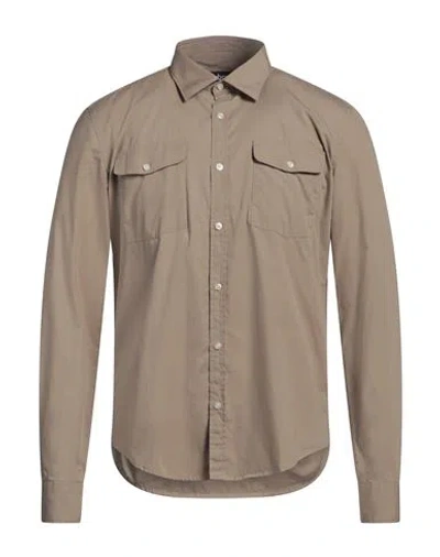 Barbour Man Shirt Beige Size L Cotton
