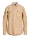 Barbour Man Shirt Beige Size M Cotton In Brown