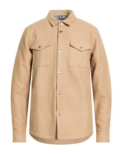 Barbour Man Shirt Beige Size M Cotton In Brown
