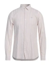Barbour Man Shirt Beige Size Xl Linen, Cotton In Beige