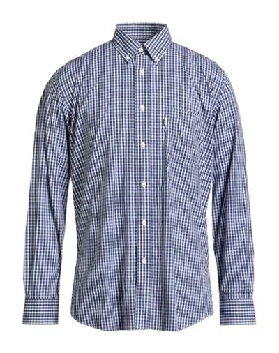 Barbour Man Shirt Blue Size M Cotton