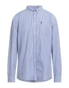 Barbour Man Shirt Blue Size Xxl Cotton In Blue