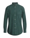 Barbour Man Shirt Dark Green Size 3xl Cotton