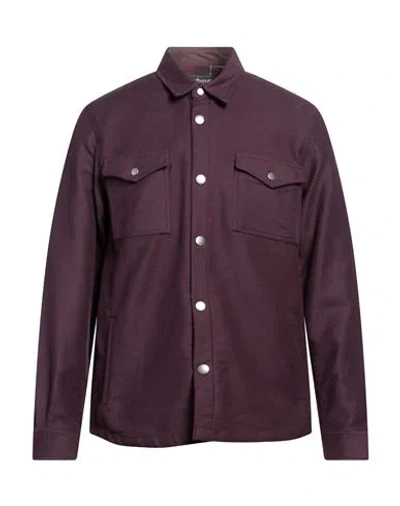 Barbour Man Shirt Deep Purple Size L Cotton