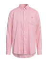 Barbour Man Shirt Fuchsia Size Xl Cotton In Pink